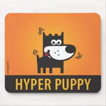 HYPER PUPPY Mouse Pad
