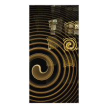 Hypnosis Abstract Art Photo Card