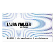 Hypnosis Circles - Blue Business Card