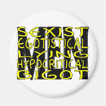 Hypocritical Bigot Magnets