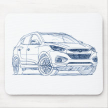 Hyu IX35 2011 Mouse Pads