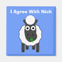 I Agree With Nick ~ Political U.K General Election Magnets
