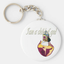 I am a child of god key chains