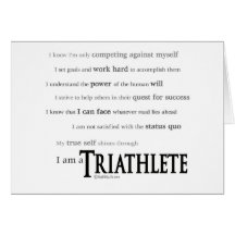 I am a Triathlete Card