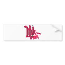 I am hot - أنا حران bumper stickers