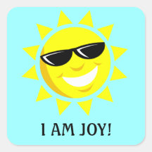 "I AM JOY!" sticker