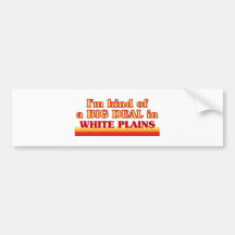 I am kind of a BIG DEAL in White Plains Bumper Sticker