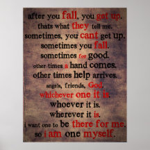 I Am Myself Posters
