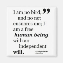 I Am No Bird Fridge Magnet