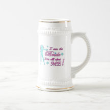 i am the bride about me wedding bachelorette brida mug