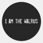 I am the walrus stickers