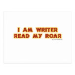 I an writer read my roar! postcards