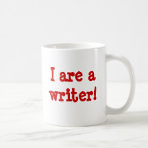 I are a writer! mugs
