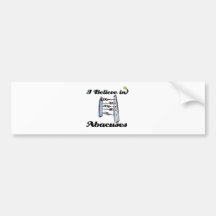 i believe in abacuses bumper stickers