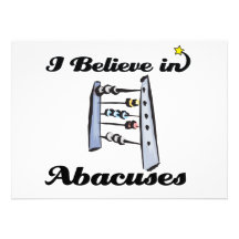 i believe in abacuses invites