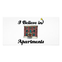 i believe in apartments photo card template