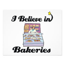i believe in bakeries personalized invitation