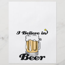 i believe in beer full color flyer