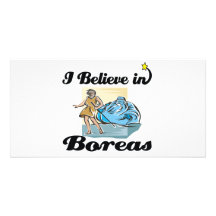 i believe in Boreas Custom Photo Card