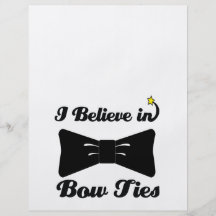 i believe in bow ties flyers