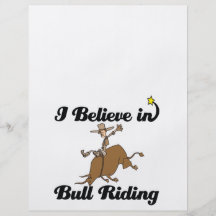 i believe in bull riding full colour flyer