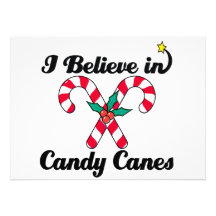 i believe in candy canes invites
