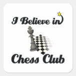 i believe in chess club stickers