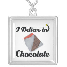 i believe in chocolate pendants
