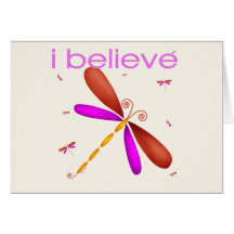 I believe in Dragonflies Cards