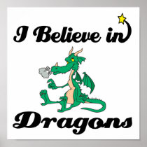 i believe in dragons print