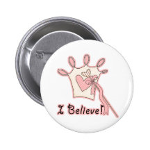 I Believe in Fairies Button