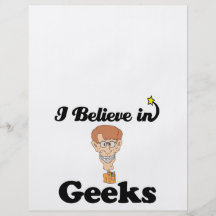 i believe in geeks full colour flyer