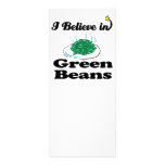 i believe in green beans rack card template