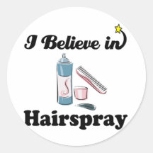 i believe in hairspray stickers