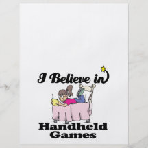 i believe in handheld games full color flyer