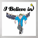 i believe in hangin out poster