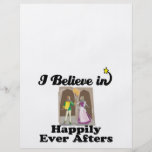i believe in happily ever afters flyer design