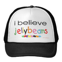 I believe in Jelly Beans Mesh Hats