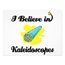 i believe in kaleidoscopes personalized invitation