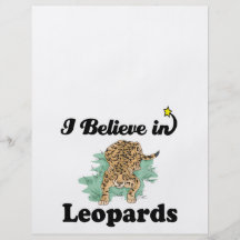 i believe in leopards flyers