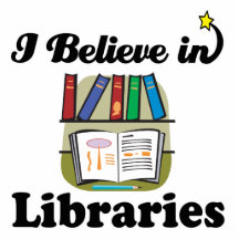 i believe in libraries cut out