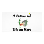 i believe in life on mars photo greeting card