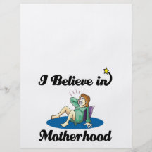 i believe in motherhood full colour flyer