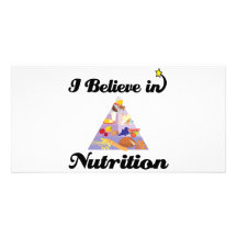 i believe in nutrition picture card