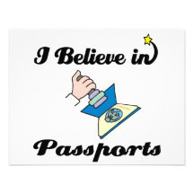 i believe in passports personalised announcements