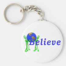 I BELIEVE in PEACE Keychain