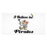i believe in pirates photo card template