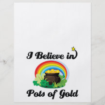 i believe in pots of gold flyers
