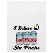 i believe in six packs personalized flyer