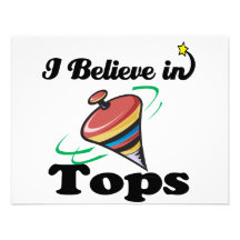 i believe in tops personalized invites
